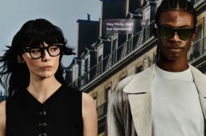 Traduction en direct avec des lunettes Ray-Ban Meta